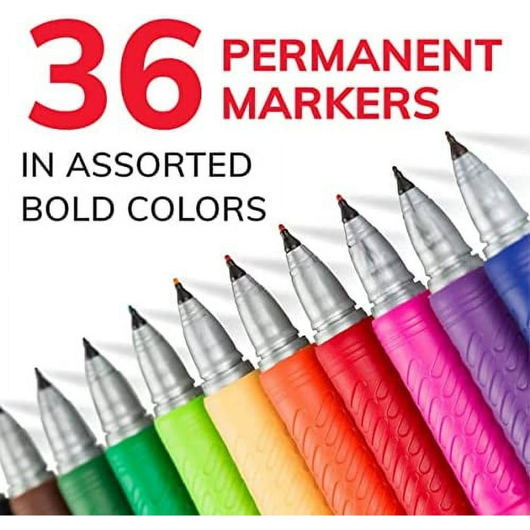 Bic Intensity 3 Pack Permanent Markers Ultra Fine Tip, Fine Tip, and Chisel  Tip