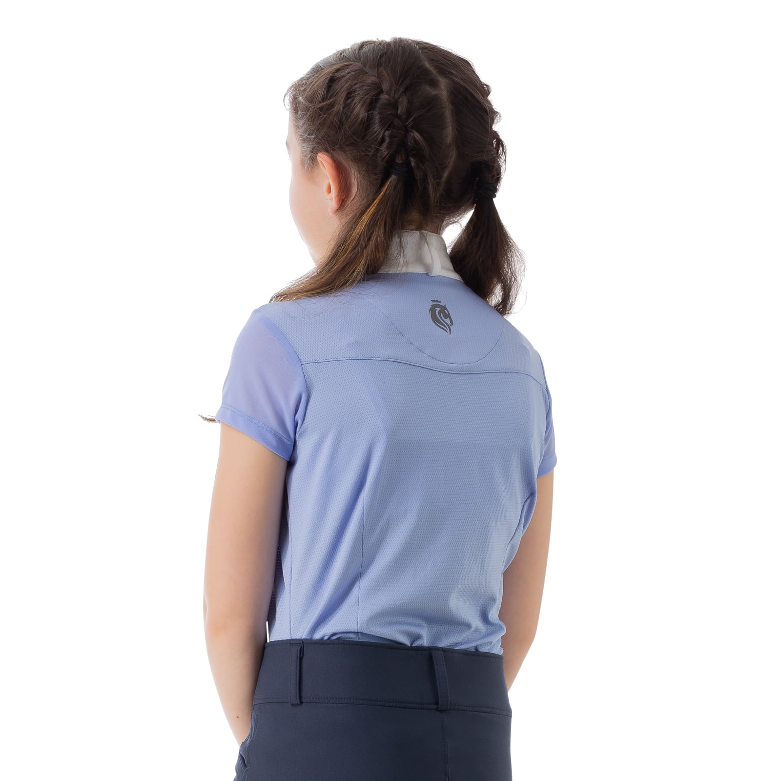 Equinavia Charlotte Kids Equestrian Short Sleeved Show Shirt with Cooling Mesh