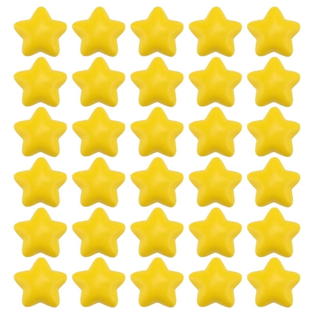 30 Piezas de Bolas AntiestréS Estrella una Granel para Aliviar el EstréS, Minibolas Espuma la Recompensa del Carnaval Escolar, Premios Estudiantes