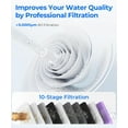 thumbnail image 4 of Waterdrop G3P800 Reverse Osmosis System, 800 GPD Fast Flow, NSF/ANSI 42 & 53 & 58 & 372 Certified, 3:1 Pure to Drain, Tankless Under Sink RO Water Filter System, LED Purifier, Smart Faucet, 4 of 10