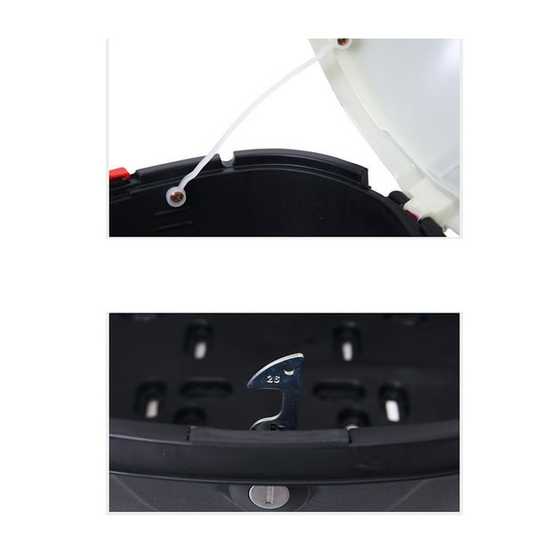 Baúl trasero para motocicleta, baúl trasero para motocicleta, baúl para guardar equipaje para casco, baúl para motocicleta muy recomendable