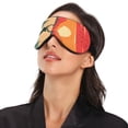 thumbnail image 3 of Sleep Mask Blackout Adjustable Eye Sleeping Mask Blindfold for Sleeping Travel Office Deer Sunset Printed, 3 of 7