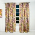 thumbnail image 2 of Designart 'Wild Pink Red and Purple Vintage Flowers' Traditional Curtain Panel, 2 of 5