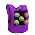 thumbnail image 1 of Dodgeball Sticky Vest Juego de lanzamiento al aire libre con 5 bolas para niños Juego de actividades al aire libre, 1 of 4