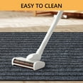thumbnail image 2 of Hengbo Indoor Outdoor Runner Carpet  2 x 6 ft Runner Rugs Rubber Backing Rug for Hallway Entryway Kitchen Laundry Room Grey, 2 of 6