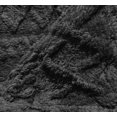 thumbnail image 4 of Sherpa Black Embossed Throw Plush Cozy Super Soft Bed Blanket, 4 of 5