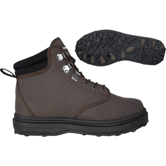 Compass 360 Stillwater Cleated Wading Shoes - Men's, Dark Brown, 11