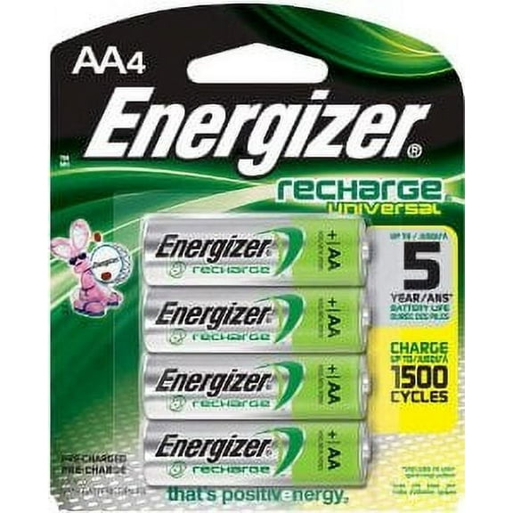 Energizer AA Rechargeable NiMH Batteries - 12 Pack