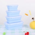 thumbnail image 6 of Silicone Folding Lunch Box Refrigerator Storage Microwave Heating Portable Outdoor Food Storage Container Lunch Box Kitchen Tool, 6 of 6