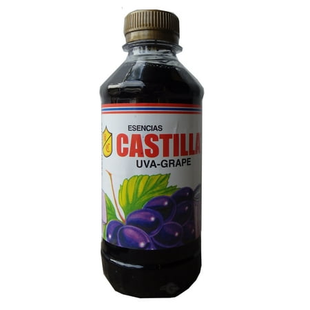 Castilla Grape Flavor Concentrate 8.6 fl oz - Esencia de Uva (Pack of