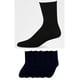thumbnail image 2 of Lote de 6 pares de calcetines de vestir para hombre, clásicos, informales, de moda, talla 10-13, negros, nuevo., 2 of 2