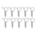 thumbnail image 4 of lionlar 10 Packs Elastic Metal Cage Door Spring Hook for Rabbit Cage Large, 4 of 5