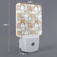 thumbnail image 2 of Honeii Lovely Bear Print LED Night Light with Light Sensor, Night Lights Plug Into Wall,Ideal for Bedrooms and Hallways-EU, 2 of 7