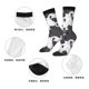 thumbnail image 5 of Balery Black And White Sheeps Calcetas Largas con Estampado para Hombre y Mujer – Suaves y Transpirables, Talla Única (US 5-11), 5 of 6