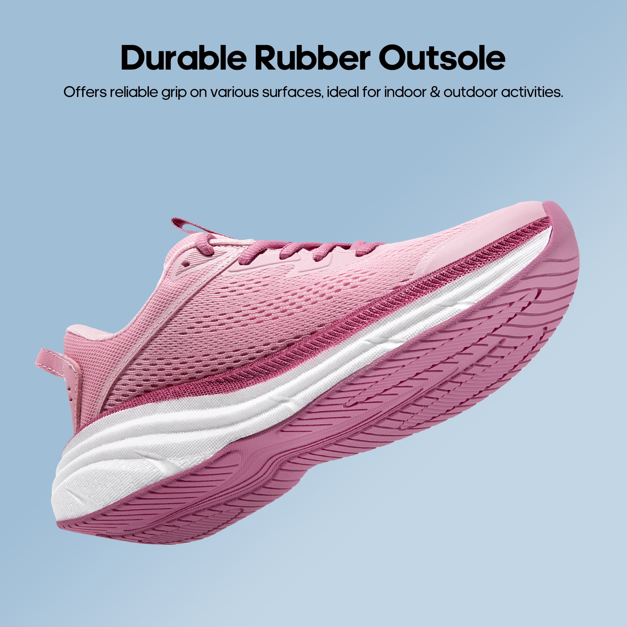 NORTIV 8 Women's Running Walking Tennis Shoes: FlexLife Comfortable Cushioning, Non-Slip Breathable Cross Trainer Gym Jogging Sneakers