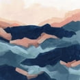 thumbnail image 3 of Vess, June Erica 15x15 Black Modern Framed Museum Art Print Titled - Bluescape I, 3 of 5