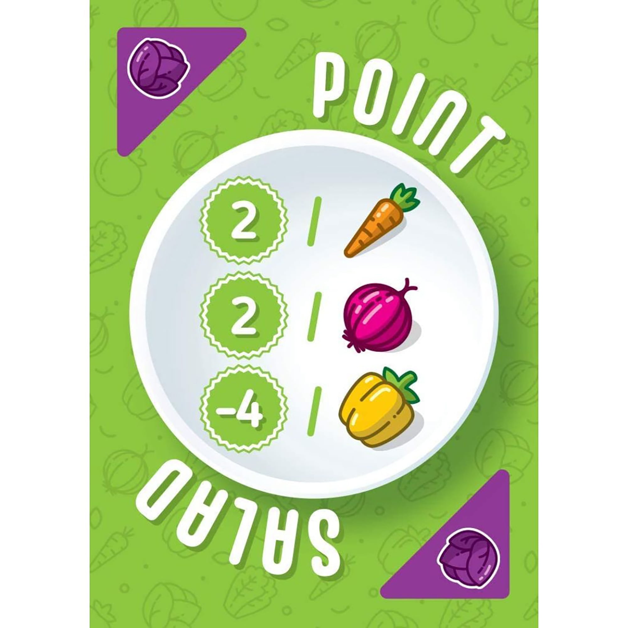 Point Salad - Card Game, Quick Playing, Family Fun, Easy to Learn, Award Winning, 2-6 Players, 15-30 Minute Playtime, Ages 8 and up, Flatout Games, Alderac Entertainment Group (AEG)