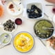 thumbnail image 4 of Fregadero esmaltado retro, fregadero grueso para sopa, fregadero para verduras, utensilios de cocina, 4 of 8