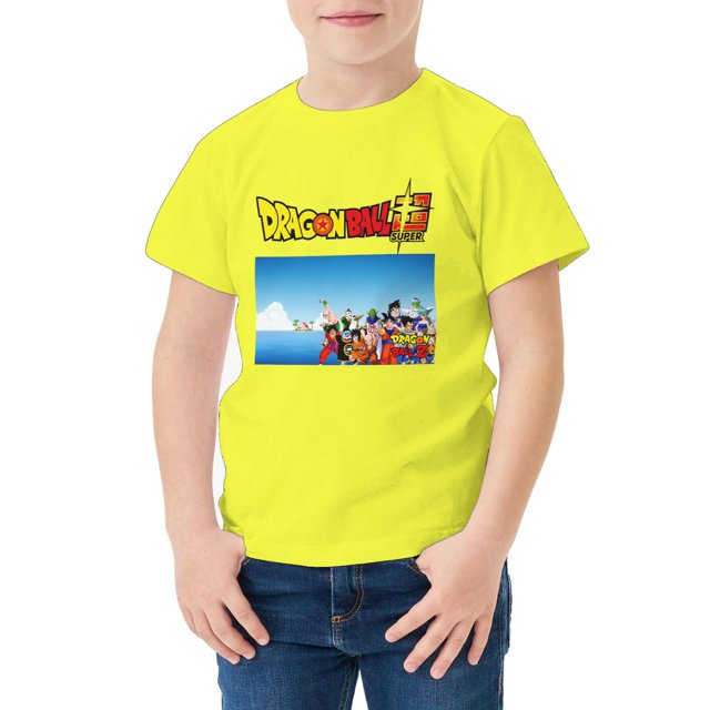 Camiseta Algodón de DBZ para niños