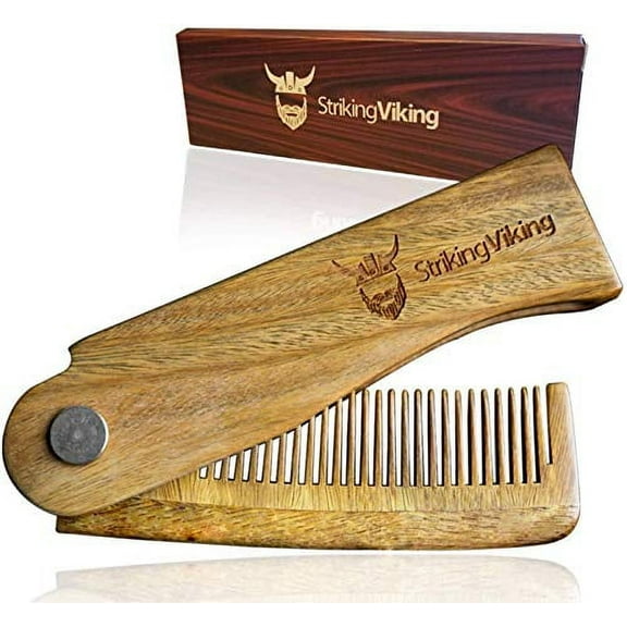 Folding Wooden Comb - Sandalwood