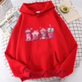 thumbnail image 5 of Sudadera con capucha para mujer con mensaje de concienciación sobre el cáncer de mama, sudadera con capucha para mujer, ropa urbana Harajuku de manga larga, 5 of 5