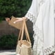 thumbnail image 3 of Beach Bag Imitation Straw Woven Clutch for Women, 3 of 5