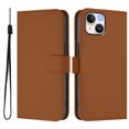 thumbnail image 2 of Compatible with iPhone 13 Wallet Case with RFID Blocking Credit Card Holder, PU Leather Folio Flip Kickstand Protective Shockproof Anti-fall Phone Case Cover Women Men,Brown, 2 of 11