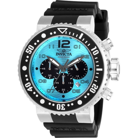 Invicta Men's 26735 Pro Diver Quartz Multifunction Black, Ocean Blue Dial Watch