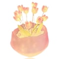 thumbnail image 1 of Luz nocturna de tulipán de bricolaje, luz nocturna en maceta de mini tulipán, luz nocturna decorativa de iluminación de escritorio, luz de sueño para dormitorio (9 flores), 1 of 7