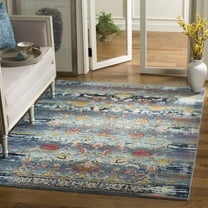 SAFAVIEH Baldwin Laila Oriental Area Rug, Teal/Beige, 9' x 12'