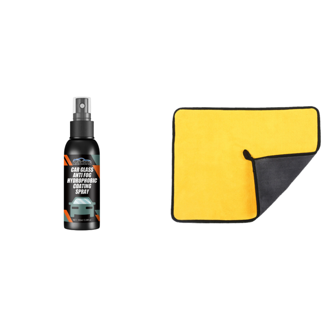 Kit Pulido Espejo Retrovisor Automático Pulverizador Revestimiento Antiniebla 100ML para Limpieza Automática