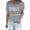 Z1-Grey, variant on Endives Thou Shall Not Steal Unless You Can Beat The Throw Women's Letter Baseball Love Print Round Neck Short Sleeve T Shirt Top