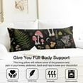 thumbnail image 3 of Boho Mushroom Body Pillow Cover - Soft & Breathable Fabric, Hidden Zipper, 20"x54", Vintage Mushroom Print - Perfect Gift for Side Sleepers, Cottagecore Decor & Pregnancy Support, 3 of 7