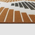 thumbnail image 5 of Balta Barone Striped Trellis Indoor/Outdoor Area Rug 5'3" x 7' - Orange, 5 of 5