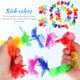 thumbnail image 5 of TABLETREANDS 6Jgo Kit De Accesorios Hawaianos Clásicos Para Fiesta Luau Con Collares Y Multicolor, 5 of 6