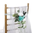 thumbnail image 3 of Wedding Aisle Decorations Elegant Artificial Chair Back Flower for Wedding Ceremony Party, 3 of 12