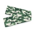 thumbnail image 7 of Yayeee Table Runner 90 inches Long for Home Kitchen Rectangle Dining Table Holiday Party Decoration, Light Green Camouflage Design, 7 of 7