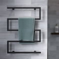 thumbnail image 2 of Voltaire 5-Bar Electric Towel Warmer in Matte Black, 2 of 12