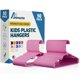 thumbnail image 1 of Perchas para ropa infantil Lifemaster de plástico con muesca en el hombro x50, 1 of 7