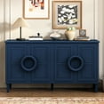 thumbnail image 2 of Sideboard In Navy Blue - Four Doors And Ample Storage With French Flair Modern Four-door French Details, 2 of 6