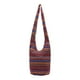 thumbnail image 1 of Lino Hobo Sling Bolsos Monederos Messenger Crossbody Bandolera Bohemio Macrame Bag Zip Hippie Tote Moda para Keys Festival Card Beach Yoga , Vino tinto Vino rojo Sunnimix Hobo bolsillo bandolera, 1 of 8