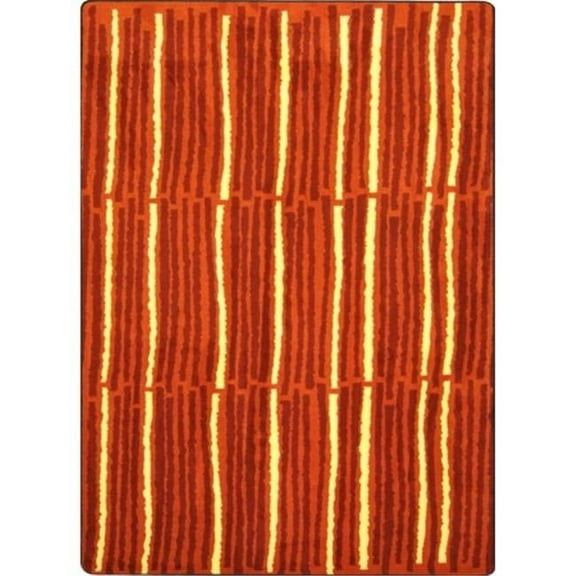 Kid Essentials Cascade Rectangle Teen Area Rugs  03 Orange - 5 ft. 4 in. x 7 ft. 8 in.