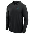 thumbnail image 2 of Men's Fanatics Black Miami Dolphins Front Office Power Mono Long Sleeve Hoodie T-Shirt, 2 of 3