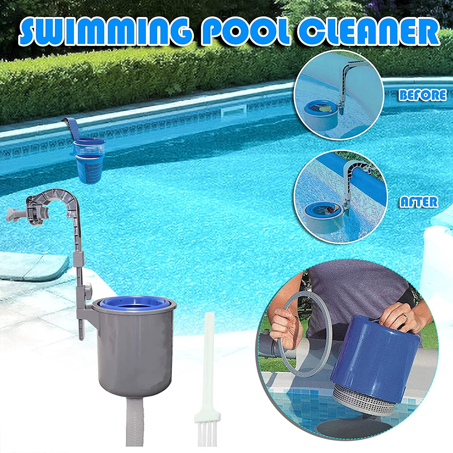 Swimming Pool Surface Skimmer with 