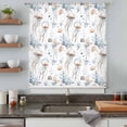 thumbnail image 5 of White Jellyfish Coral Sheer Curtains 84 Inches Long, Summer Ocean Coastal Conch Shell Light Filering Curtains, Breathable Simi Curtain Privacy Drapes for Living Room Bedroom Window Treatment, 5 of 9