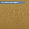 thumbnail image 4 of Waterproof Canvas Fabric 58" W 1 Yard 600D Marine Water Resistant Material by the Yard  , Dark Khaki, 4 of 6