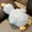 White 1B8, variant on Qonioi Large Cute Hair Duck Plush Toy, 50cm White Yellow Ducks Doll for Sleeping Soothing, Big Goose Pillow as Gift, Stuffed Animal for Home Decor
