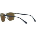 thumbnail image 5 of Ray Ban Blue Chromance Square Unisex Sunglasses RB3686 92044L 57, 5 of 7