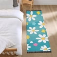 thumbnail image 3 of Yayeee Runner Rug for Bedroom 2'x6' Machine Washable Hallway Non Slip Mat, Small Daisy, 3 of 8