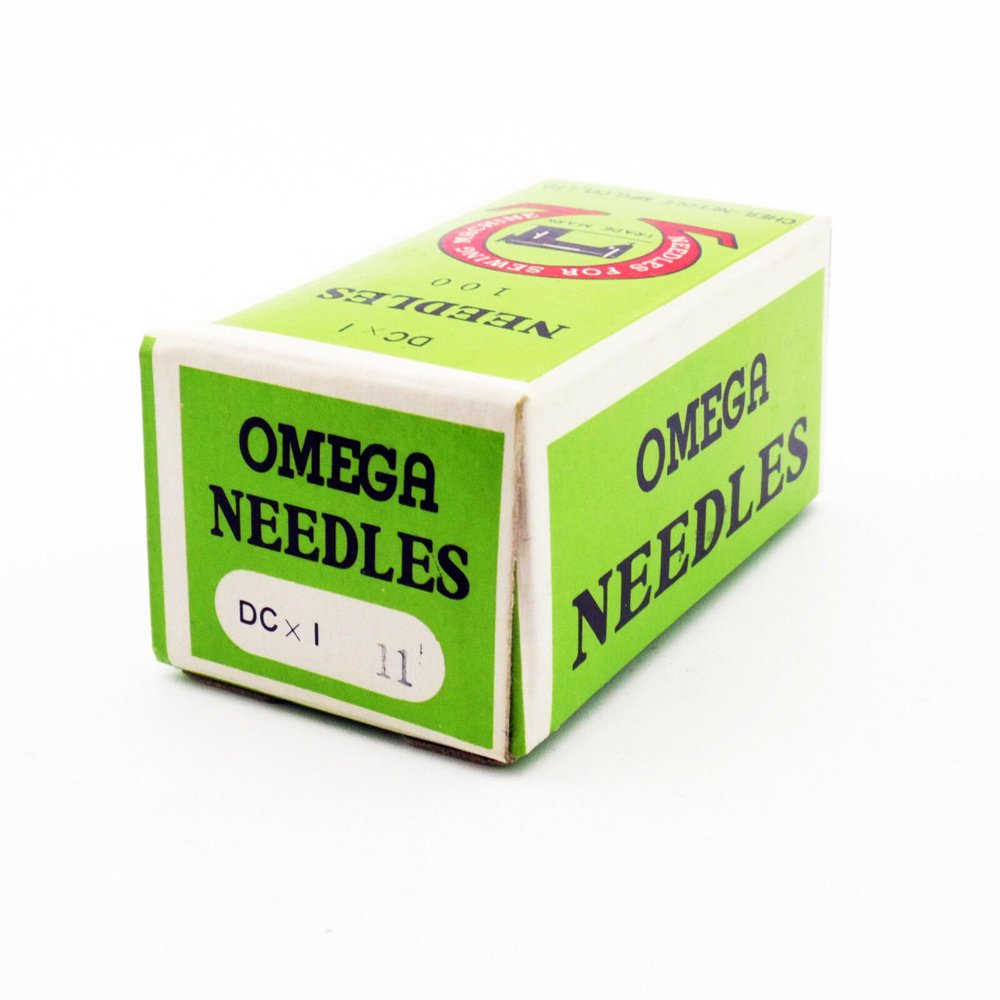 100 Pk. Omega DCX1, 81X1 Overlock Serger Sewing Machine Needle Size 75/